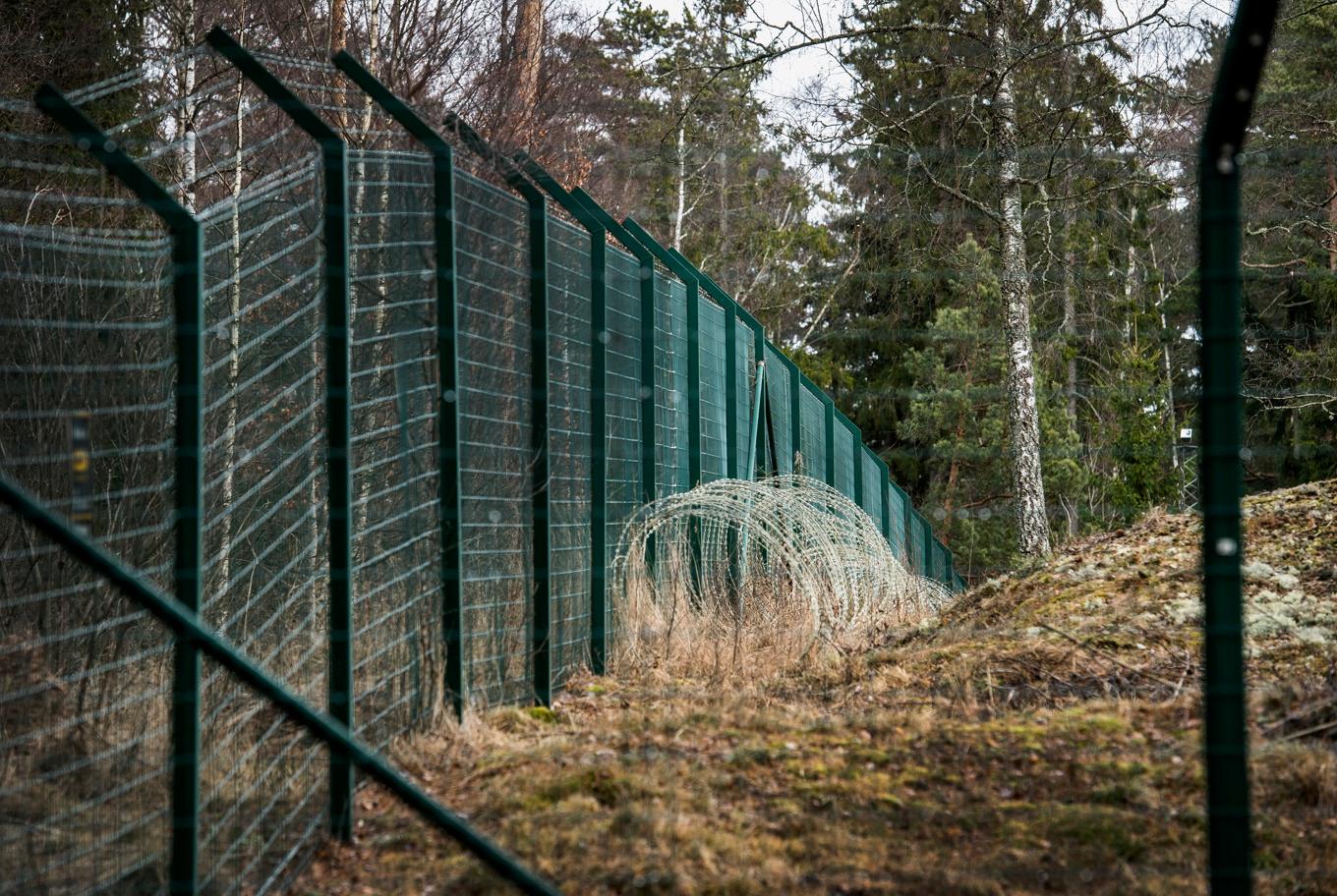 Staket vid ett Sis-hem utanför Södertälje. I rapporten framgår inte vilka institutioner de intervjuade barnen har varit intagna på. Arkivbild. Foto: Marcus Ericsson/TT