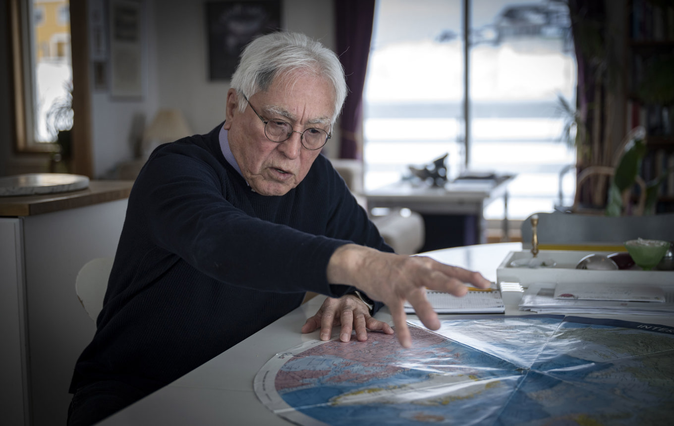 Aqqaluk Lynge, före detta grönländsk politiker och en av grundarna av partiet Inuit Ataqatigiit, tror inte längre på självständighet. Foto: Johan Nilsson / TT