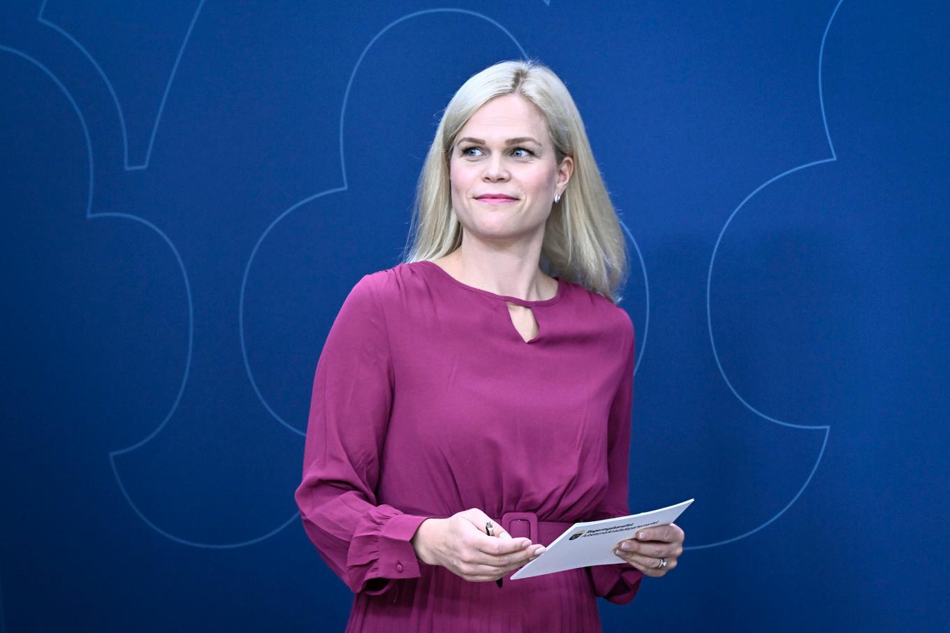 Jämställdhets- och arbetslivsminister Paulina Brandberg (L) avgår. Arkivbild. Foto: Christine Olsson/TT