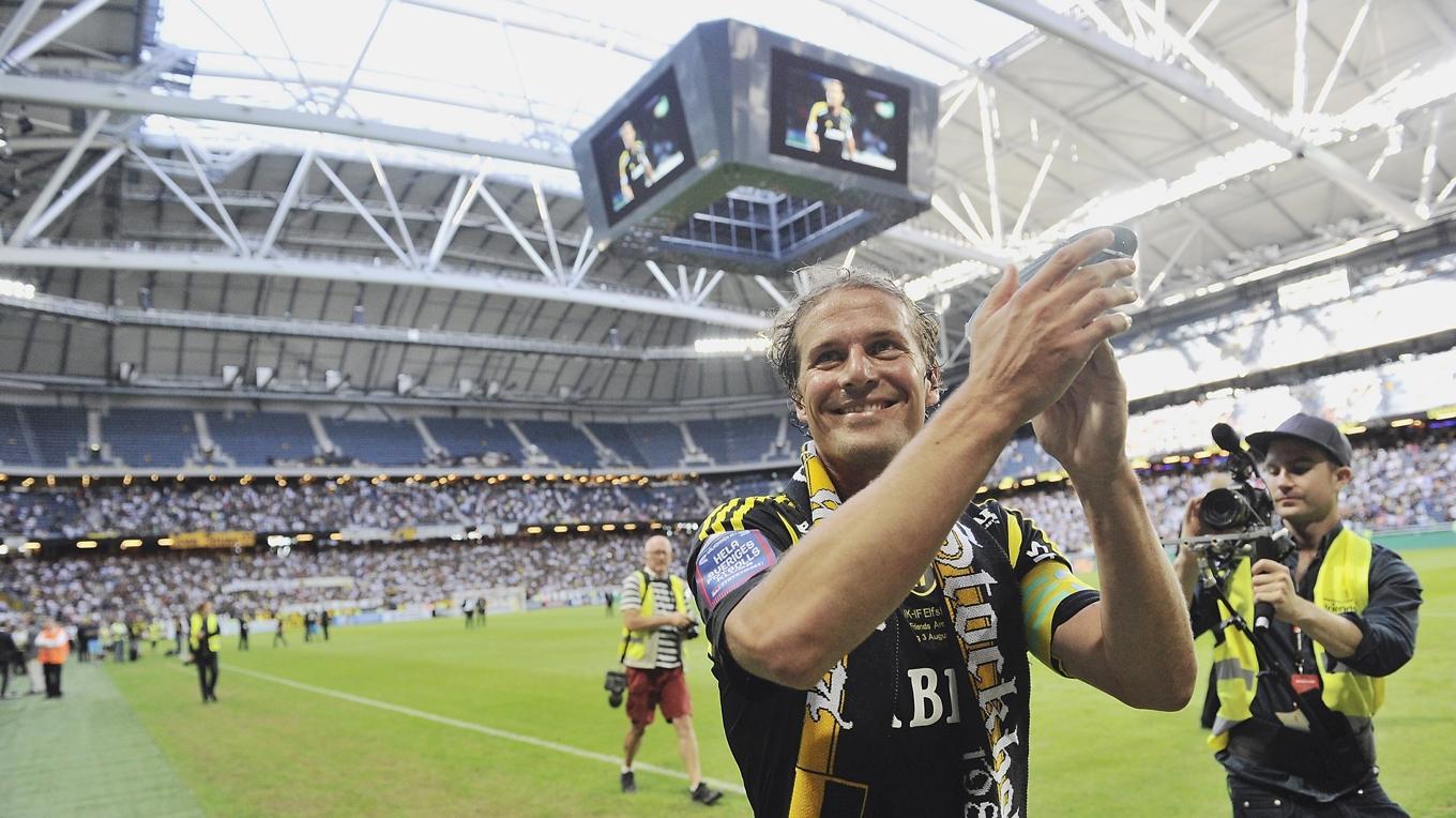 Daniel Tjernström är en stor allsvensk profil i AIK. Är han en av de fem som har spelat mer än 400 matcher i allsvenskan? Foto: Erik Mårtensson/TT