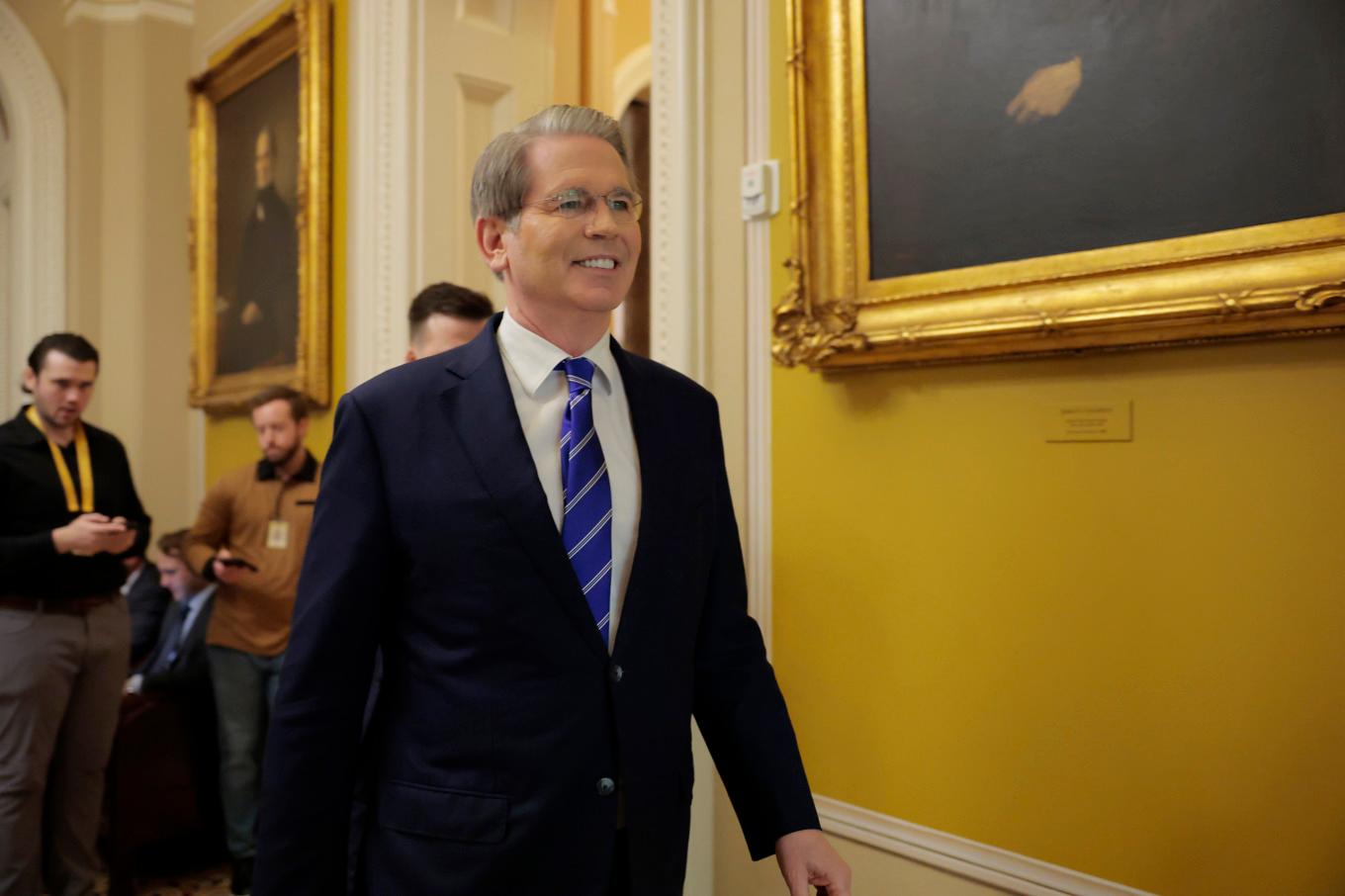 Finansminister Scott Bessent har hamnat i fokus i Trumps tullpolitik. Foto: Anna Moneymaker/Getty Images