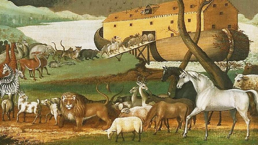 Så länge skutan kan gå, sjunger Evert Taube, som från en annan tid. Målning av Edward Hicks (1780–1849). Foto: Public Domain