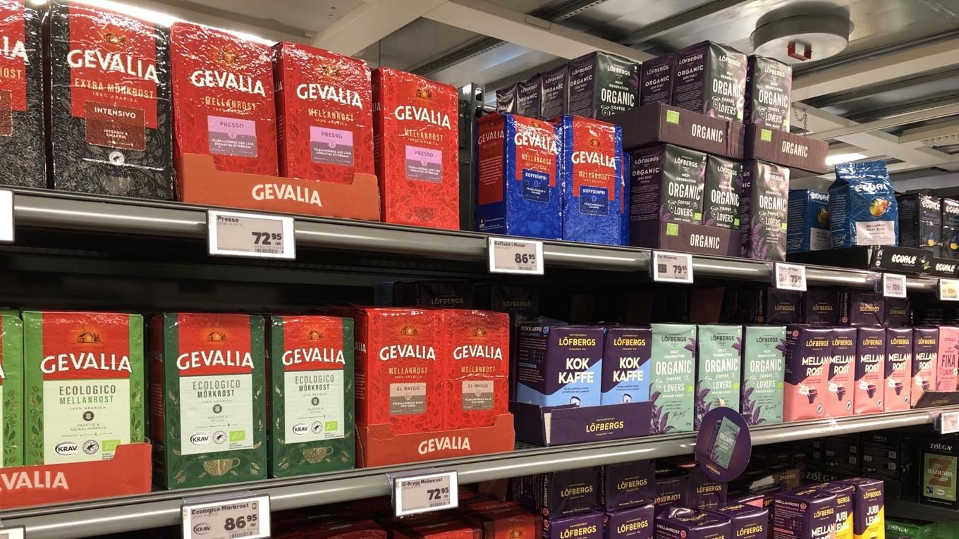 En Ica-butik i Ribersborg i Malmö har märkt att kaffestölderna har ökat. Foto: Tony Lingefors