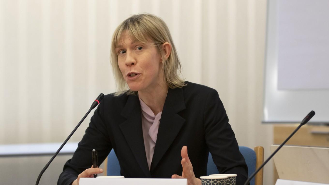 Maria Nilsson, statssekreterare hos utbildningsminister Johan Pehrson (L). Foto: Elima Mwinyipembe/Regeringskansliet
