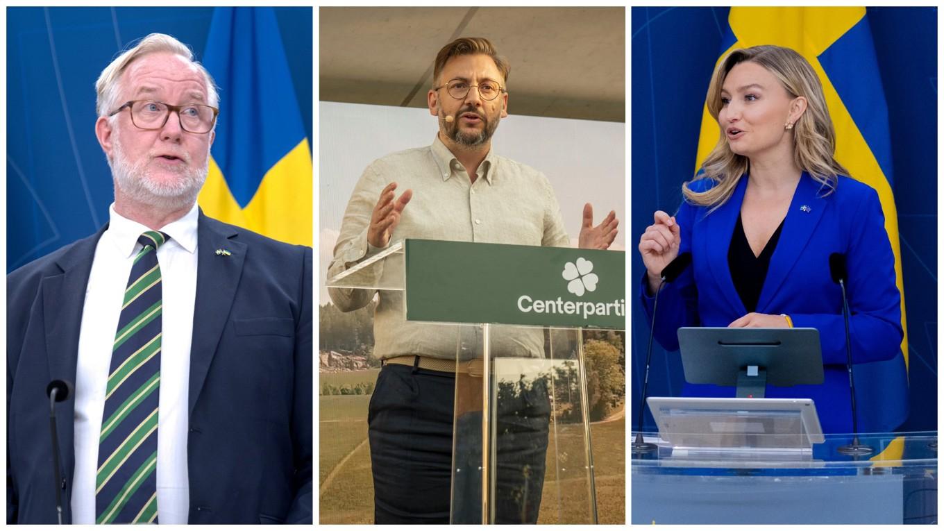 Liberalerna, Centerpartiet och Kristdemokraterna har det kämpigt just nu när det gäller opinionsläget. Foto: Bilbo Lantto/Marcus Strand