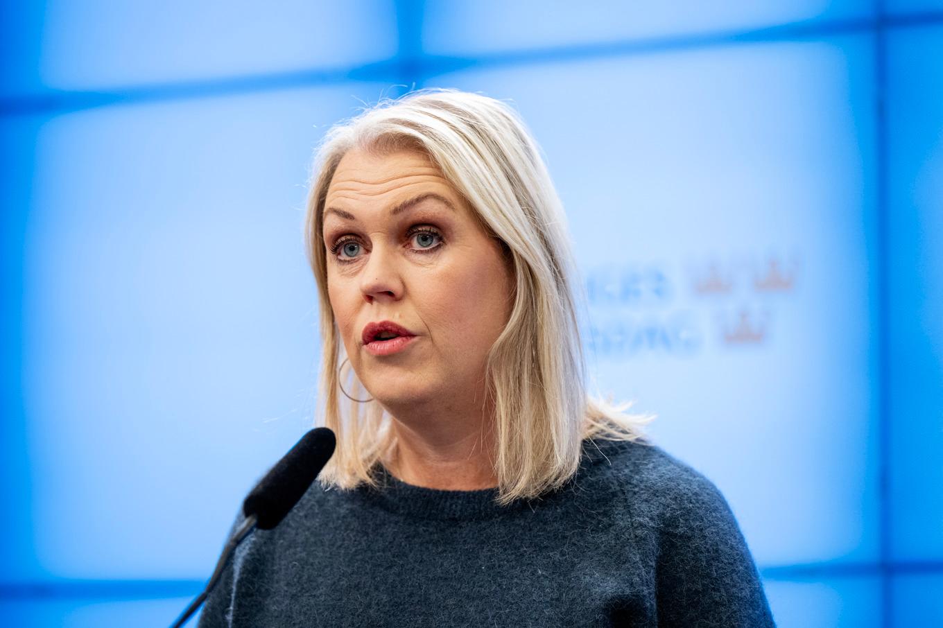 Lena Hallengren (S), Socialdemokraternas gruppledare i riksdagen. Arkivbild. Foto: Christine Olsson/TT