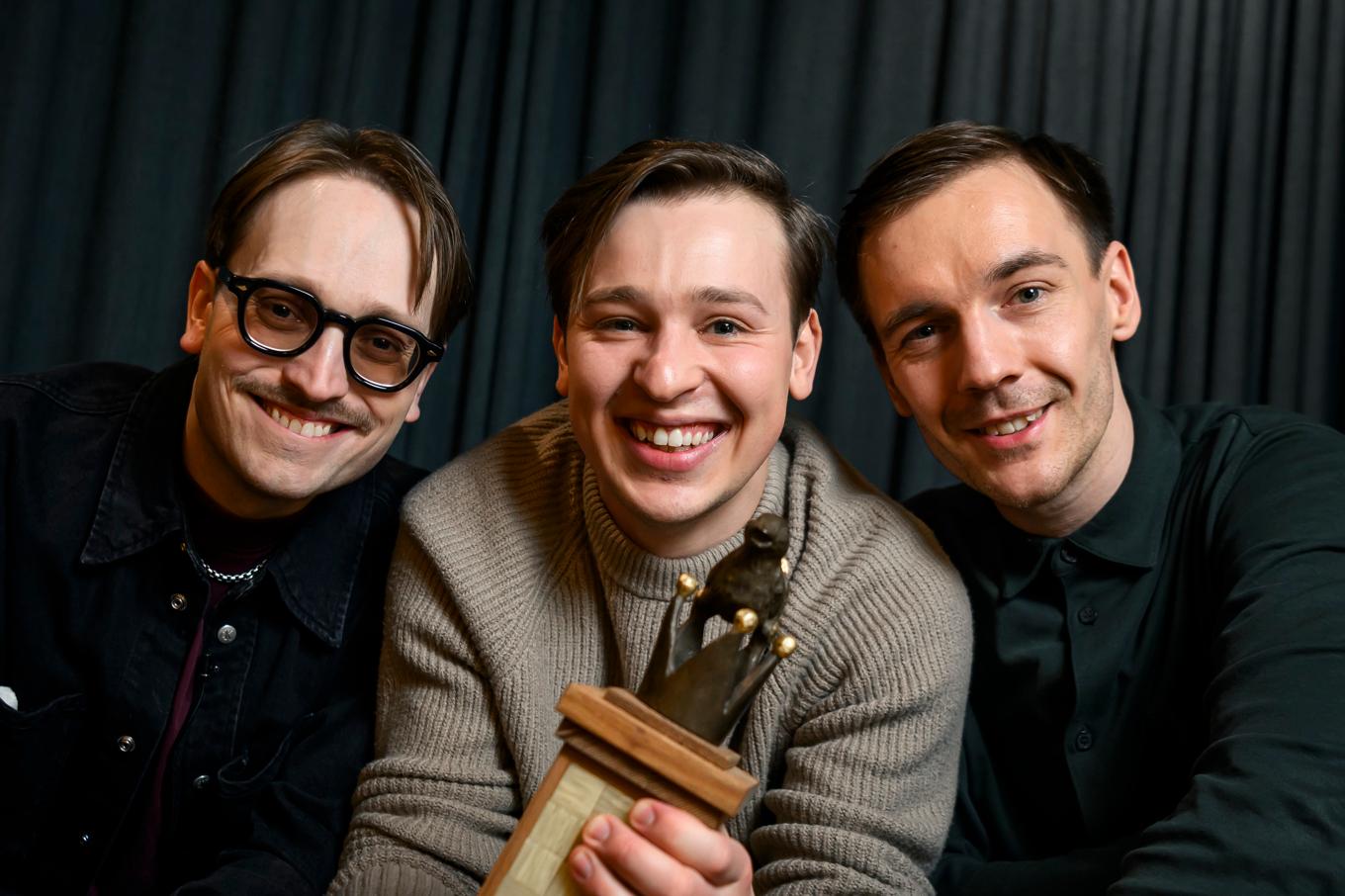 KAJ med Axel Åhman, Jakob Norrgård och Kevin Holmström. Arkivbild. Foto: Oscar Olsson/TT