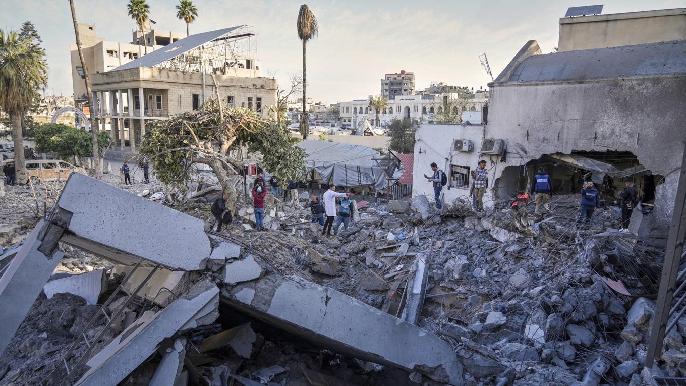 Förhandlingar pågår via medlare om en ny vapenvila i det krigshärjade och förstörda Gaza. Arkivbild. Foto: Jehad Alshrafi/AP/TT