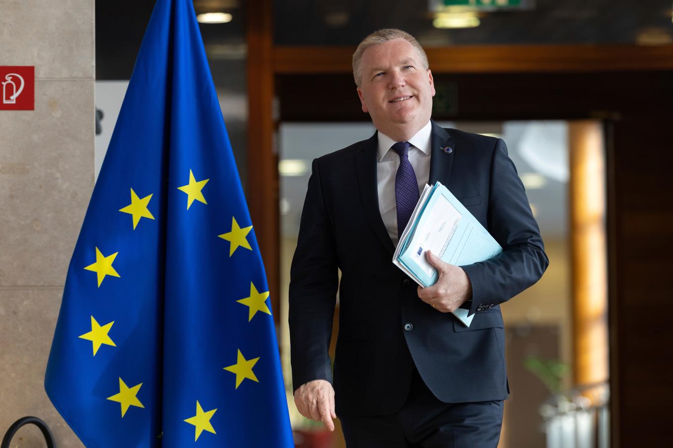 Irländske Michael McGrath är EU:s justitiekommissionär. Arkivfoto. Foto: Omar Havana/AP/TT