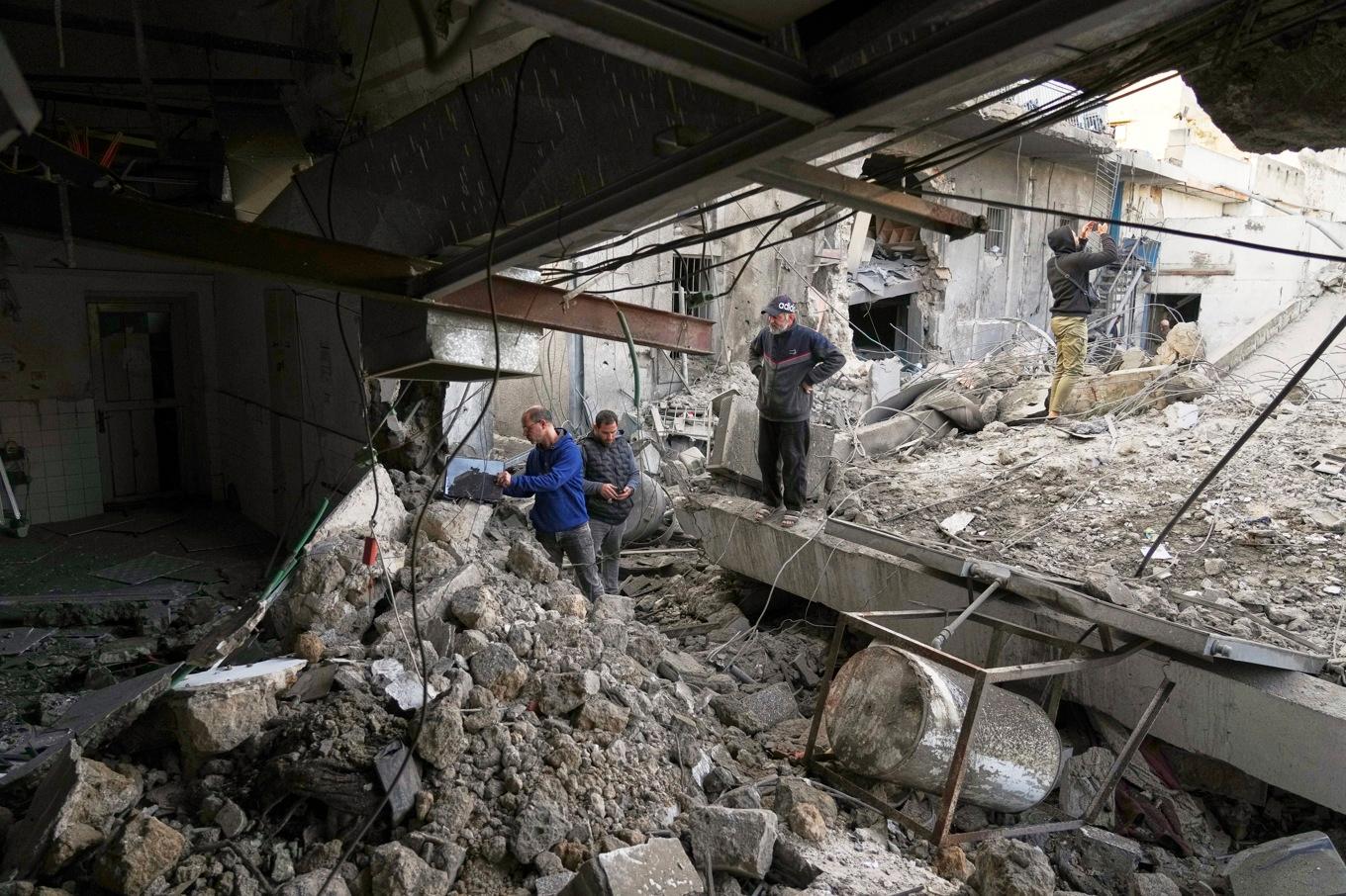 Förödelse i Gaza stad efter ett tidigare flygangrepp. Arkivbild. Foto: Jehad Alshrafi/AP/TT