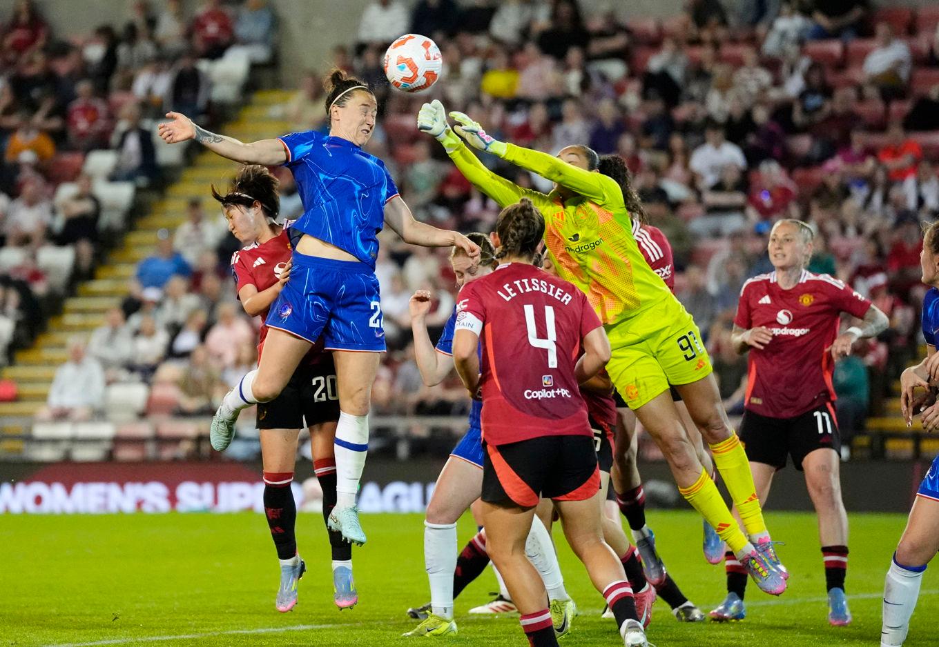 Chelsea säkrade den engelska ligatiteln på onsdagskvällen. Foto: Nick Potts/AP/TT