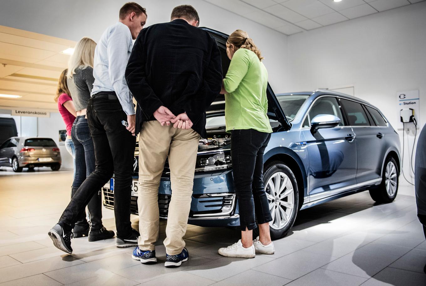 Det sker en återhämtning på personbilsmarknaden. Arkivbild. Foto: Tomas Oneborg/SvD/TT