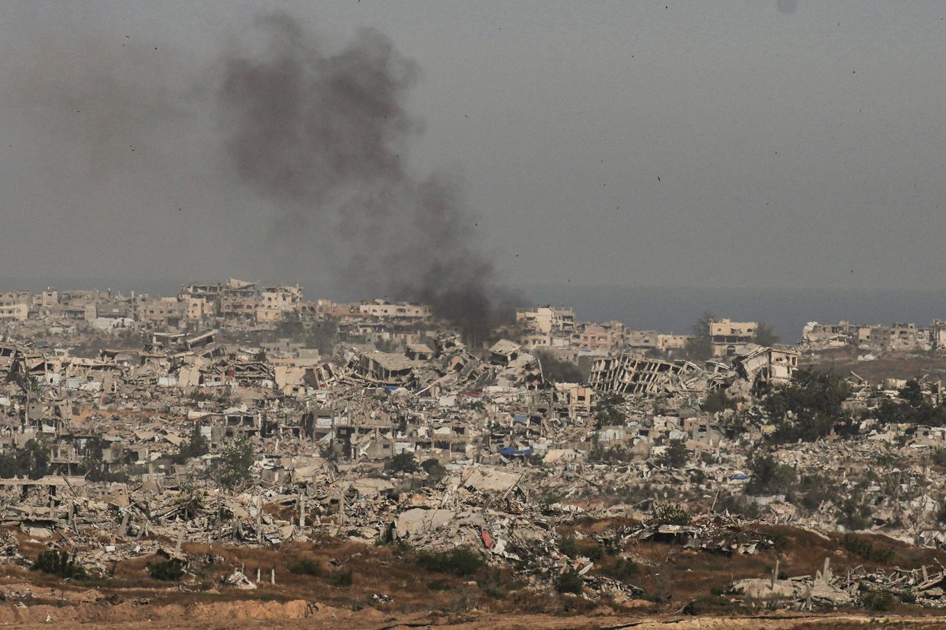 Förstörelsen är stor i Gaza. Bild från tidigare i veckan. Foto: Ohad Zwigenberg/AP/TT