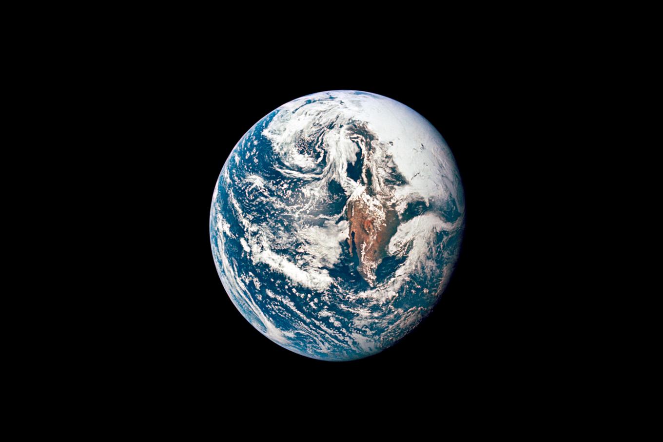Jorden fotograferad från rymden. Arkivbild. Foto: Nasa via AP/TT