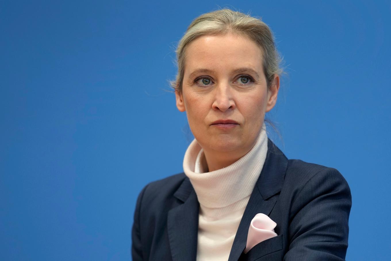 Alice Weidel, en av Alternativ för Tysklands två partiordförande. Arkivbild. Foto: Markus Schreiber/AP/TT