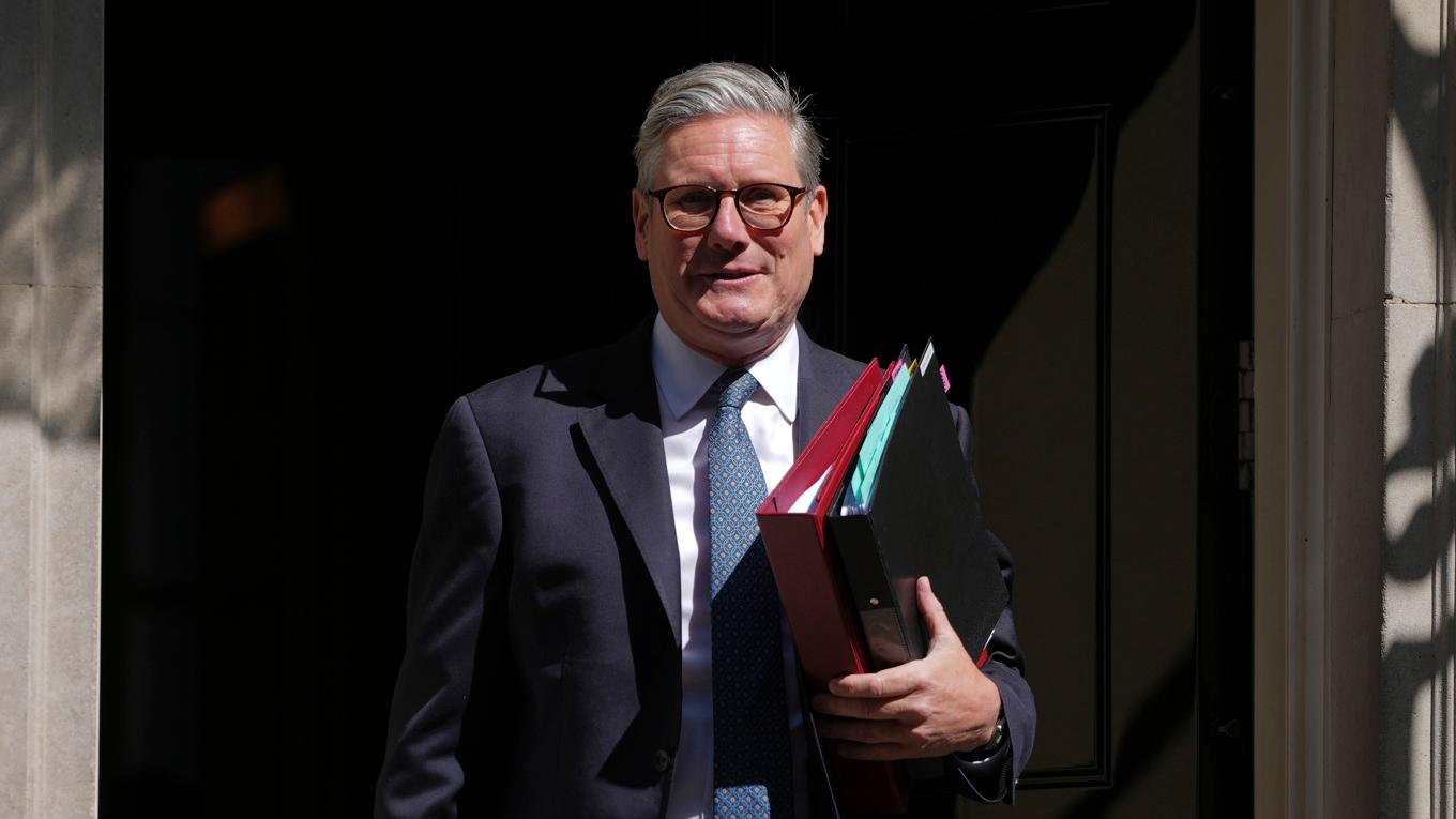 Brittiske premiärministern Keir Starmer är nöjd med avtalet. Foto: Kin Cheung/AP/TT