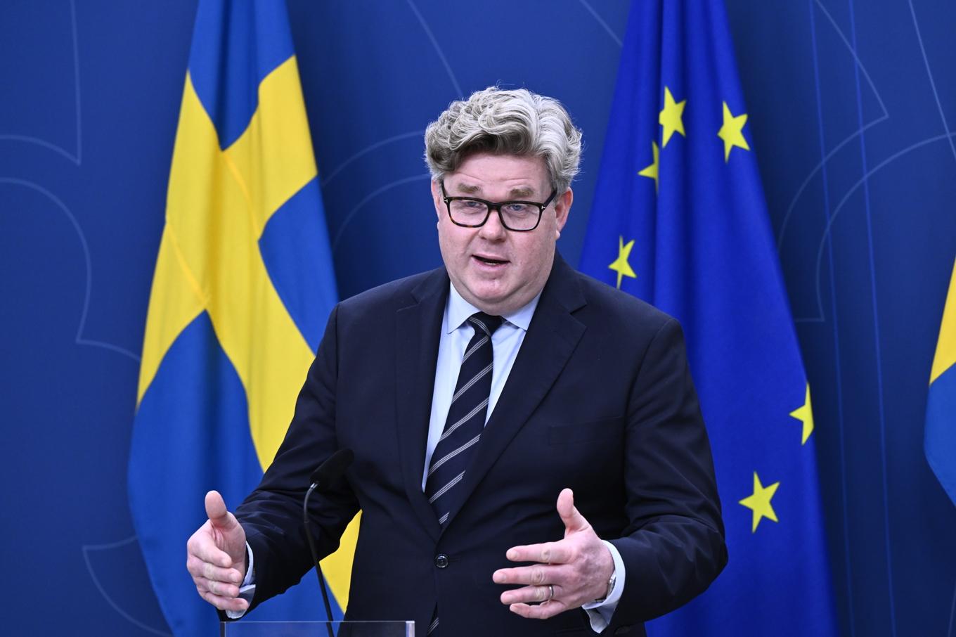 Justitieminister Gunnar Strömmer (M). Arkivbild. Foto: Christine Olsson/TT
