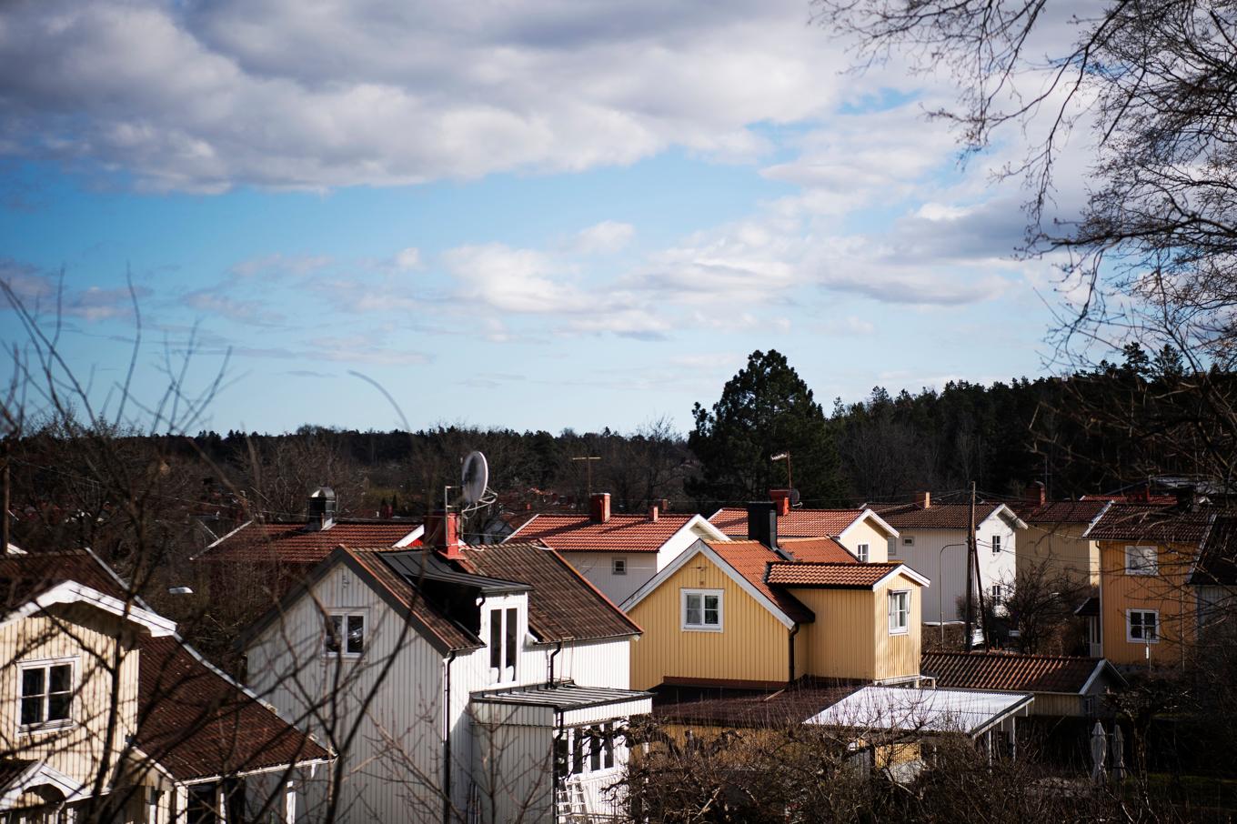 Den globala oron gör att färre tror på stigande bopriser. Arkivbild Foto: Viktoria Bank/TT