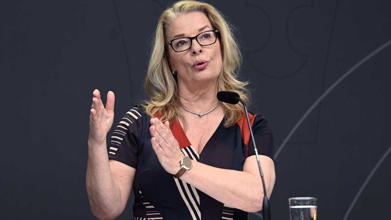 Skolminister Lotta Edholm (L) har nominerats av ett första förbund. Arkivbild. Foto: Fredrik Sandberg/TT