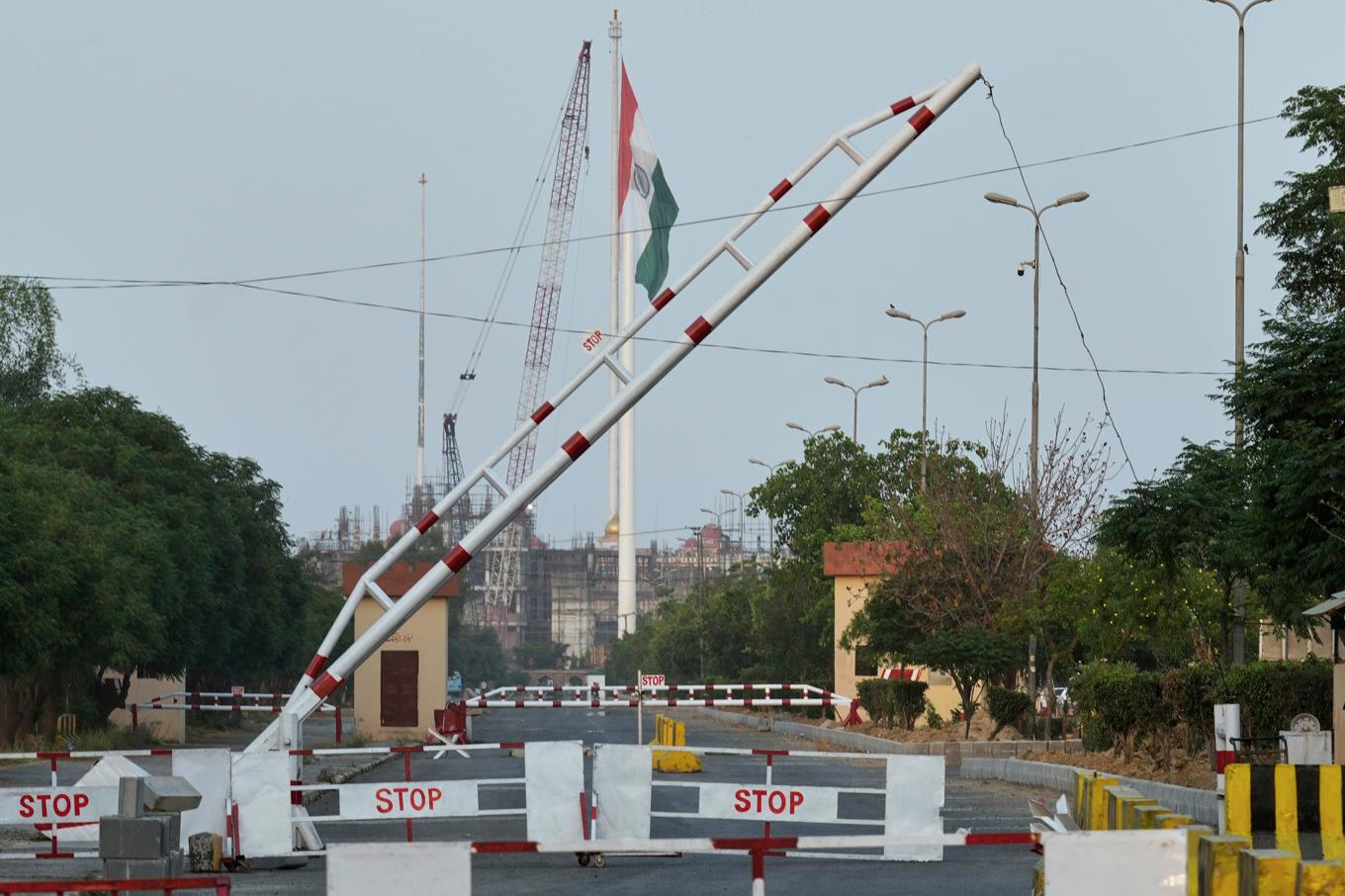 Gränsövergång mellan Indien och Pakistan. Arkivbild. Foto: K|M Chaudary/AP/TT