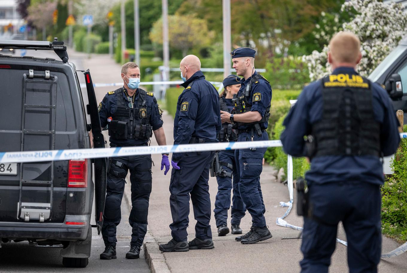 En man och en kvinna hittades döda i en bostad i Klippan. Foto: Johan Nilsson/TT