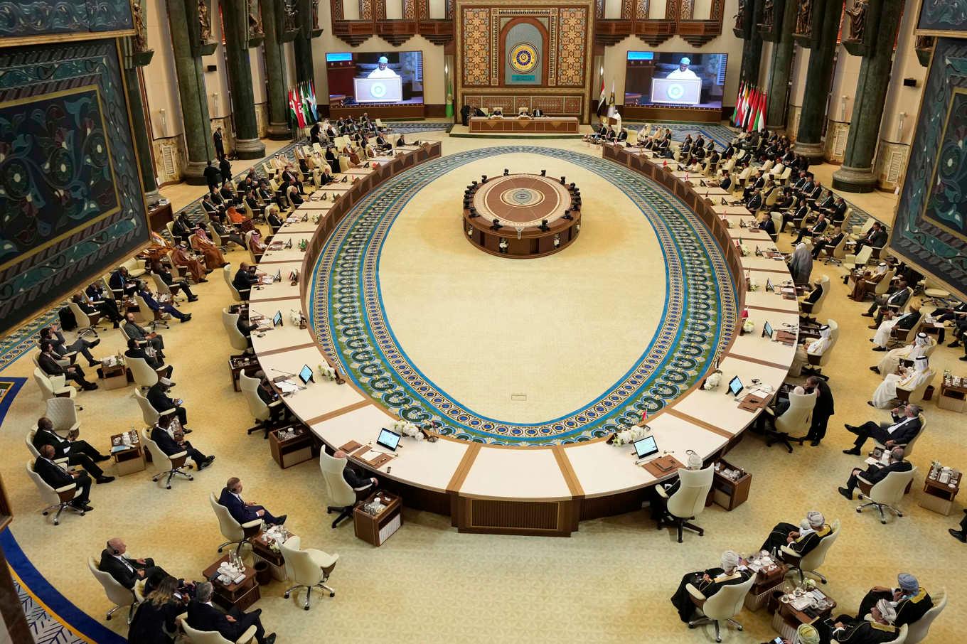 Arabförbundet möts i Iraks huvudstad Bagdad. Foto: Hadi Mizban/Pool via AP/TT
