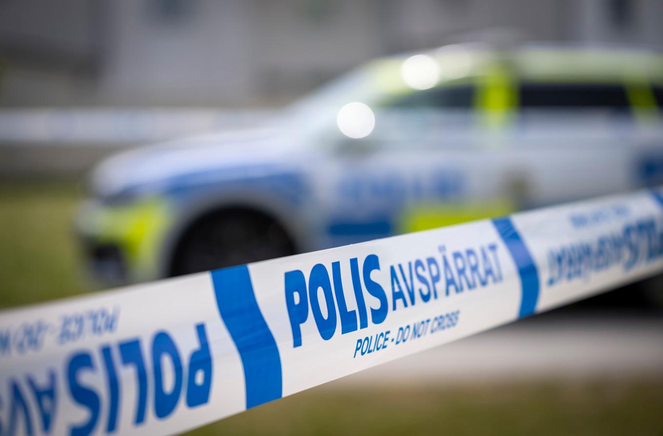 Nationella bombskyddet var på plats vid en bostad under natten till torsdag. Arkivbild. Foto: Johan Nilsson/TT