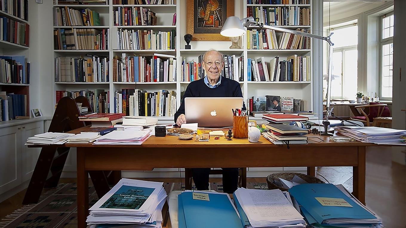 I omgångar har Per I. Gedin varit ordförande i Svenska Förläggareföreningen, där han bland annat tog initiativ till Augustpriset. Foto: Fredrik Hjerling