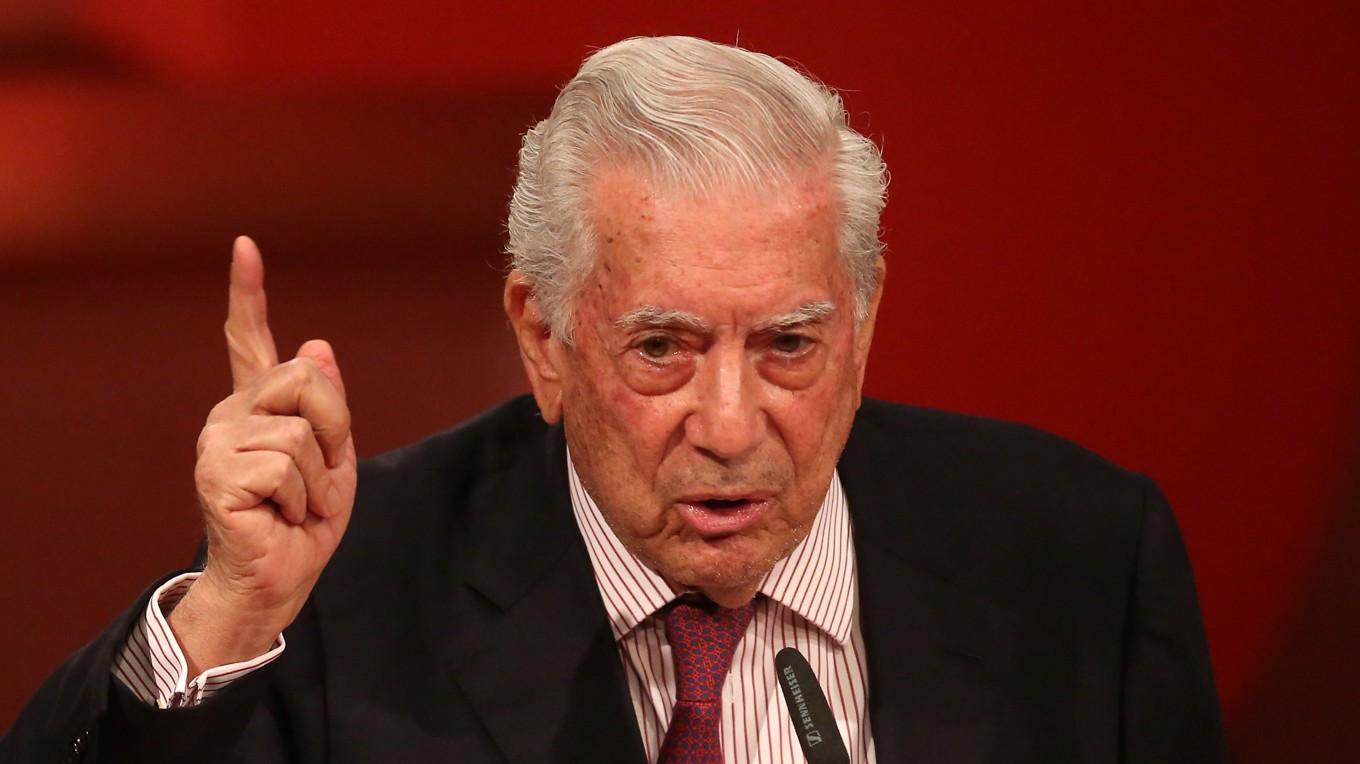 Peruanske Nobelpristagaren i litteratur Mario Vargas Llosa. Arkivbild. Foto: Adam Berry/Getty Images