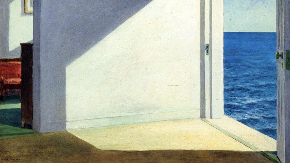 Kan vi nå en värld bortanför vår egen? En frågeställning som är av vikt med en postmodern vy av världen. Målning av Edward Hopper (1882–1967). Foto: Public Domain