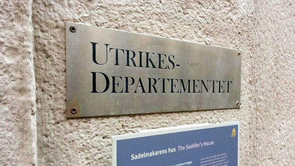 Vilken roll hade UD i avslöjandet om säkerhetsrådgivaren? Foto: Tony Lingefors