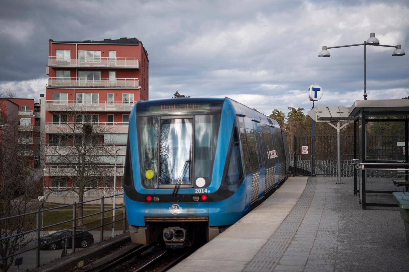 EIB beviljar ett nytt miljardlån för utbyggnaden av t-banan i Stockholm. Arkivbild. Foto: Viktoria Bank/TT