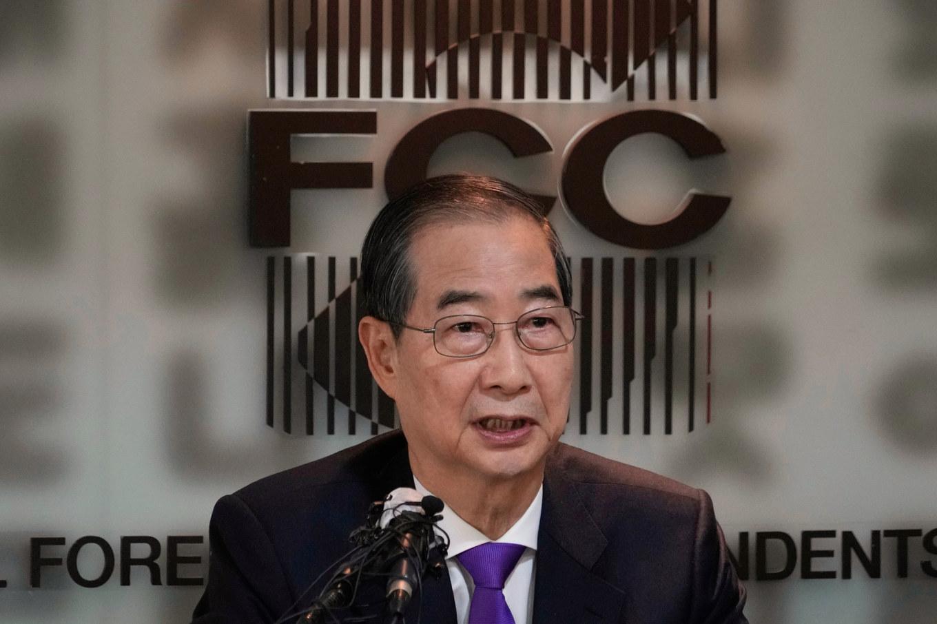 Sydkoreas tidigare premiärminister Han Duck-Soo, fotograferad i Seoul i början av maj. Foto: Ahn Young-Joon/AP/TT