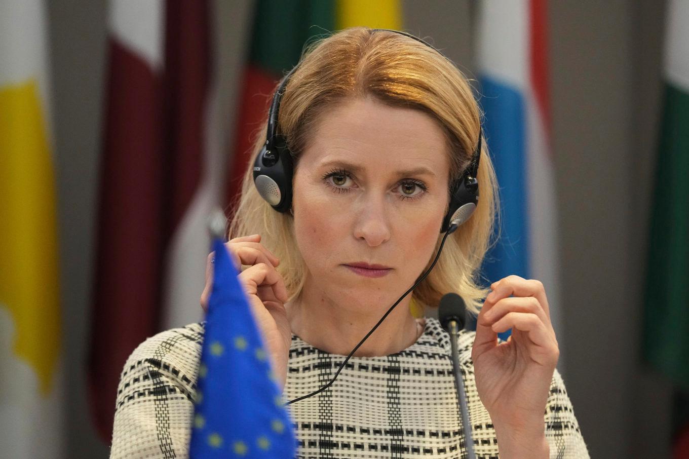 EU:s utrikeschef Kaja Kallas på besök i Serbien i förra veckan. Foto: Darko Vojinovic/AP/TT