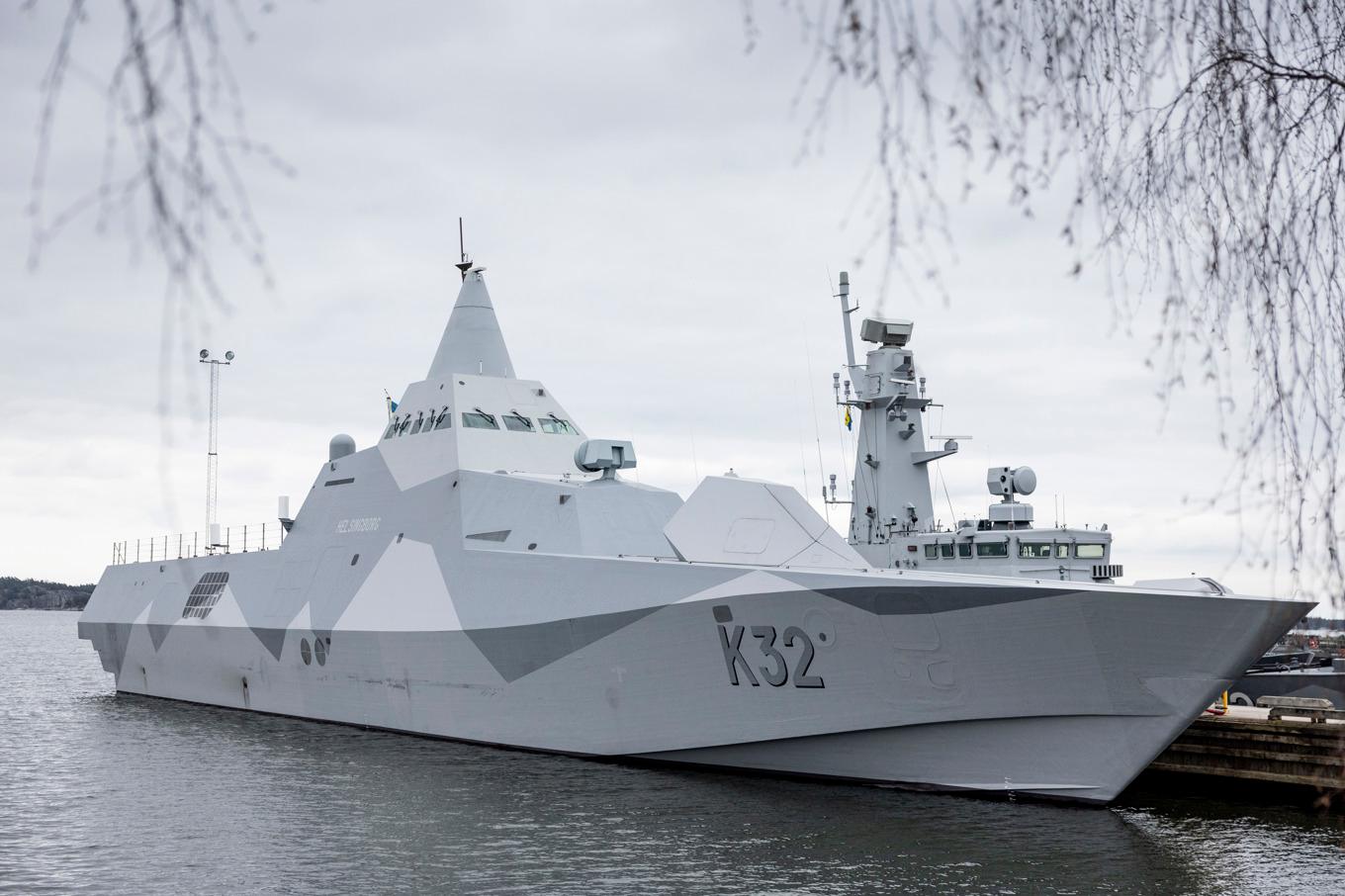 Visbykorvetten HMS Helsingborg. Arkivbild. Foto: Christine Olsson/TT