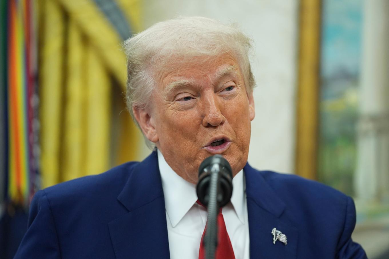 USA:s president Donald Trump Foto: Evan Vucci/AP/TT