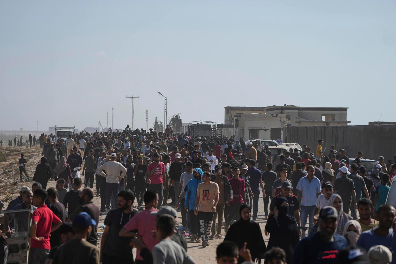 Hamas vill att invånarna i Gaza ska fritt kunna passera in och ut via gränsövergången mot Egypten i Rafah. Arkivbild. Foto: Abdel Kareem Hana/AP/TT