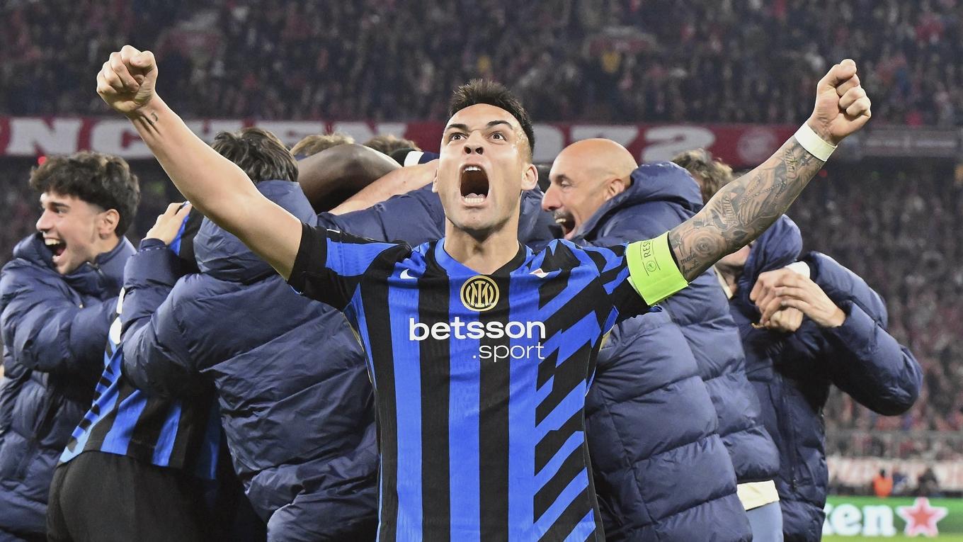 Fotbollsexperten Hasse Backe tror att Inter med Lautaro Martínez i spetsen tar hem lördagskvällens final mot franska PSG i Champions League. Foto: Peter Kneffe/AP/TT