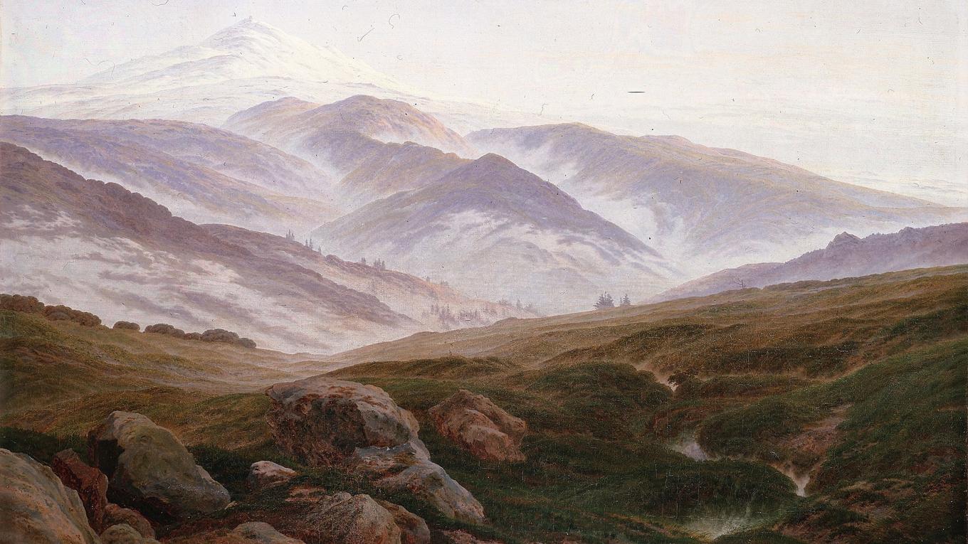 Amiel var en romantiker i en tid som sprungit ifrån romantiken. Målning av Caspar David Friedrich (1774–1840).   Foto: Public Domain