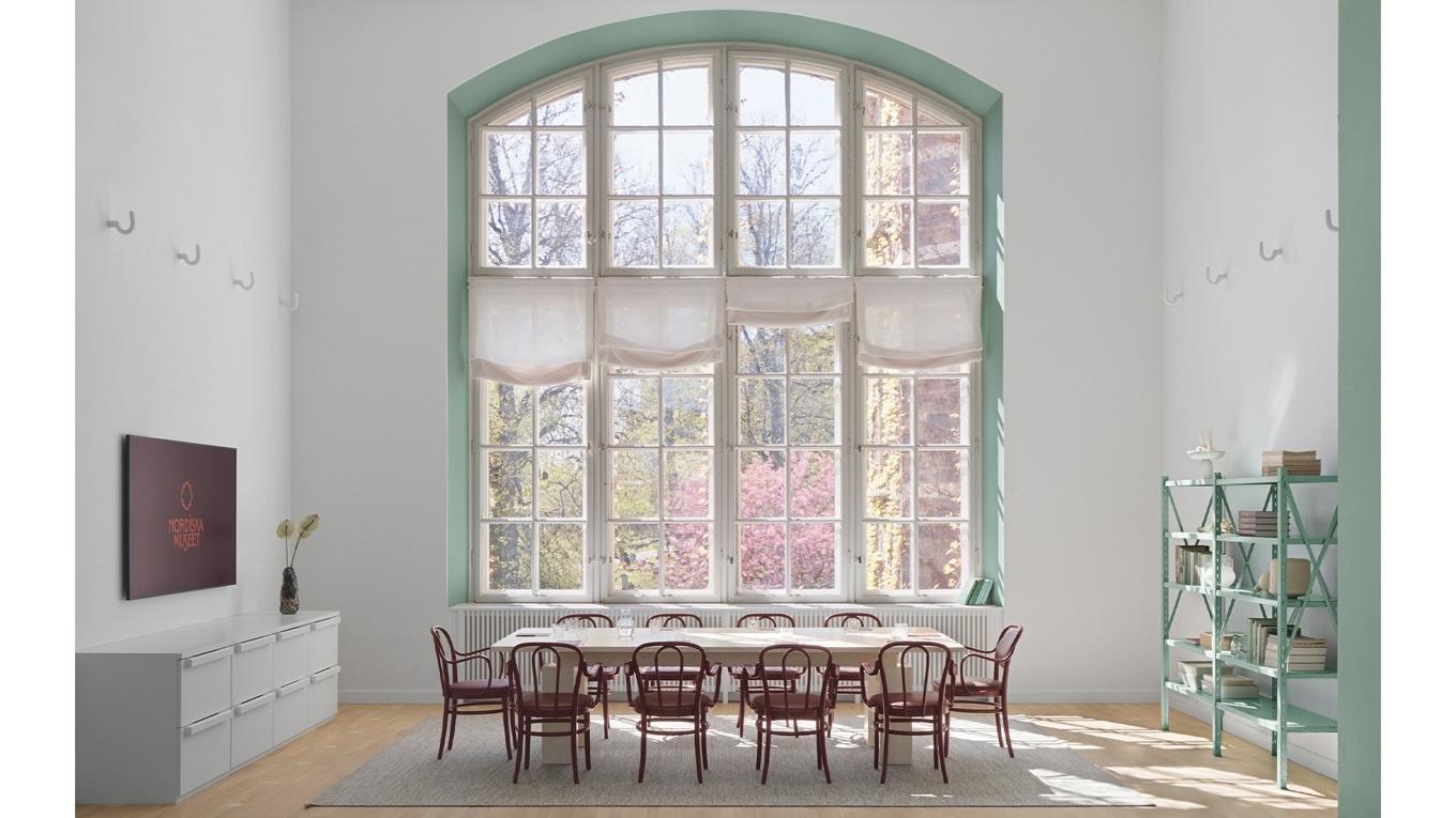 Tack vare Nordiska museets och Skansens vänner möjliggjordes det nyrestaurerade rummet Sofis salong. Foto: Jonas Lindström, Nordiska museet