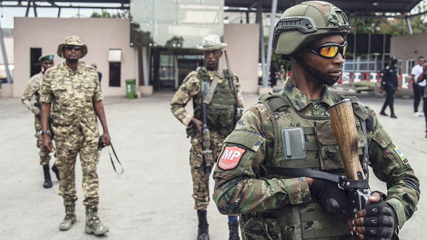 Medlemmar av M23-gerillan i Goma, Demokratiska republiken Kongo. Foto: Jospin Mwisha/AFP via Getty Images