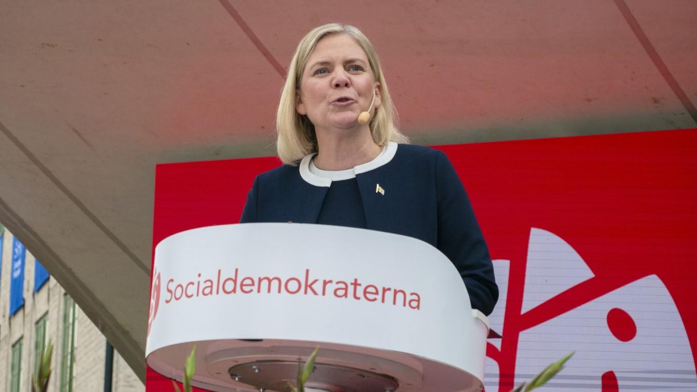 S-ledaren Magdalena Andersson. Foto: Bilbo Lantto