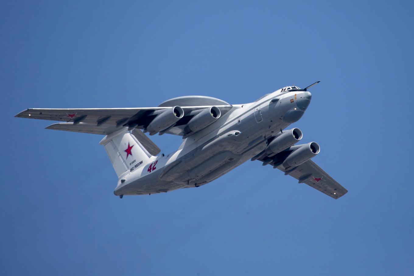 Radar- och signalspaningsflygplanet Beriev A-50 är en av plantyperna som attackerats, enligt SBU. Arkivbild. Foto: Alexander Zemlianichenko/AP/TT