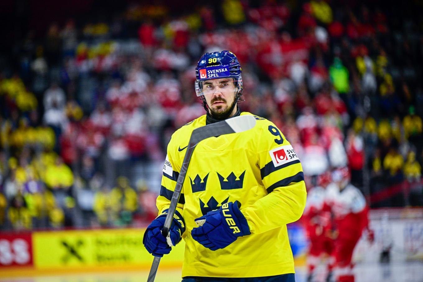 Marcus Johansson tog VM-brons med Tre Kronor i Stockholm i maj. Arkivbild. Foto: Magnus Lejhall/TT