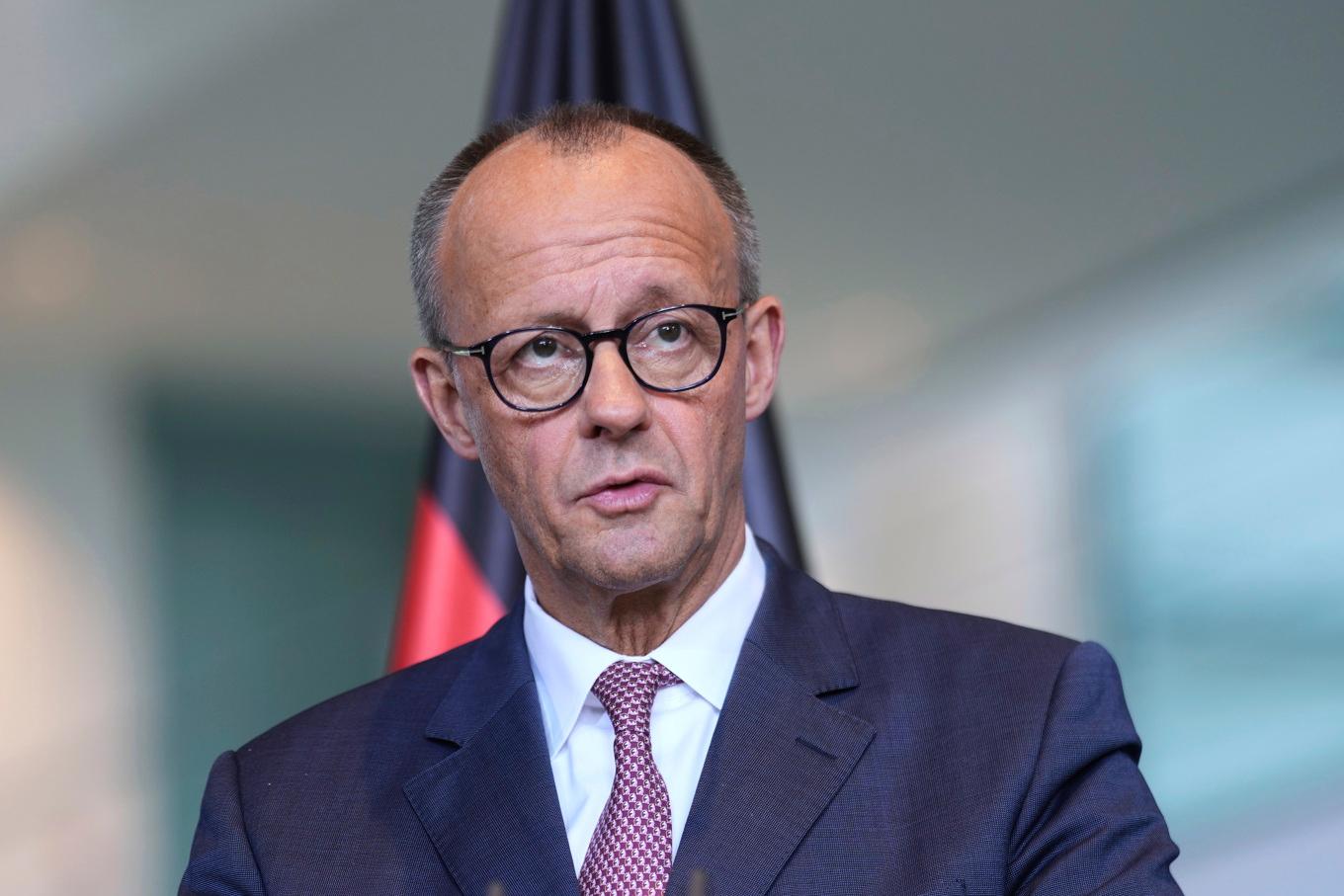 Tysklands förbundskansler Friedrich Merz (CDU). Foto: Markus Schreiber/AP/TT