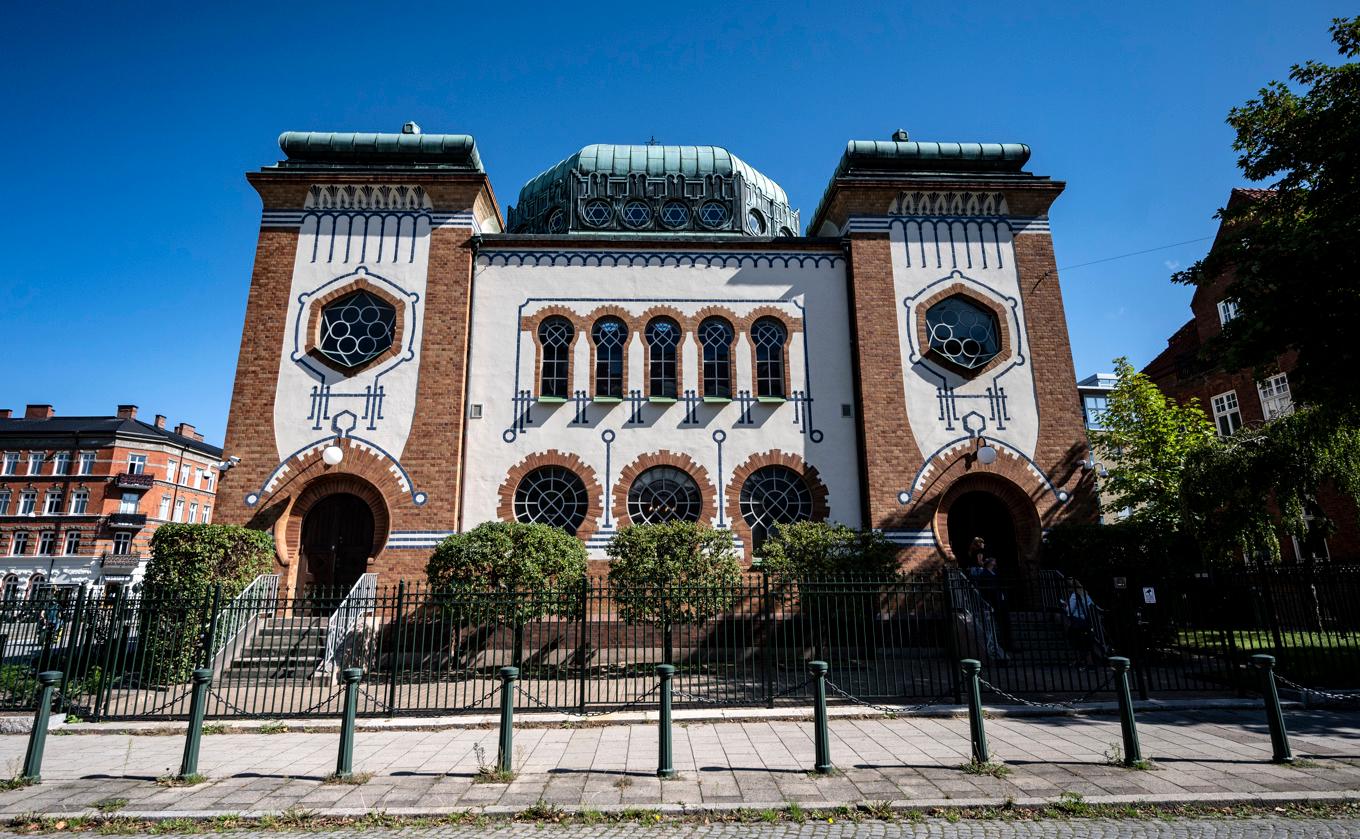Judiska församlingar och organisationer upplever att antisemitismen ökat, enligt en rapport från Brottsförebyggande rådet (Brå). Arkivbild. Foto: Johan Nilsson/TT