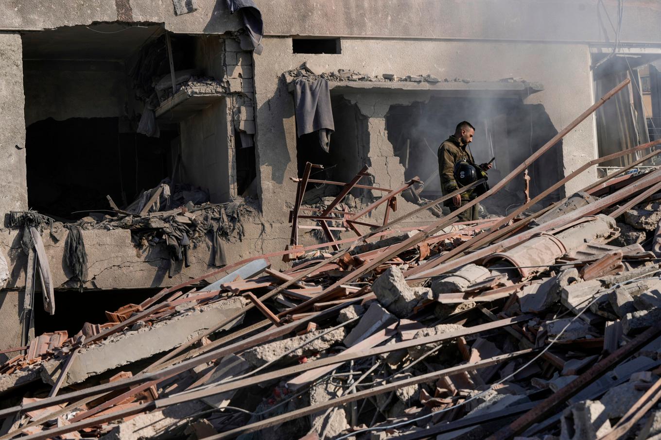 Israel attackerade stora delar av södra Beirut i Libanon under kriget mellan Israel och Hizbollah. Arkivbild. Foto: Bilal Hussein/AP/TT