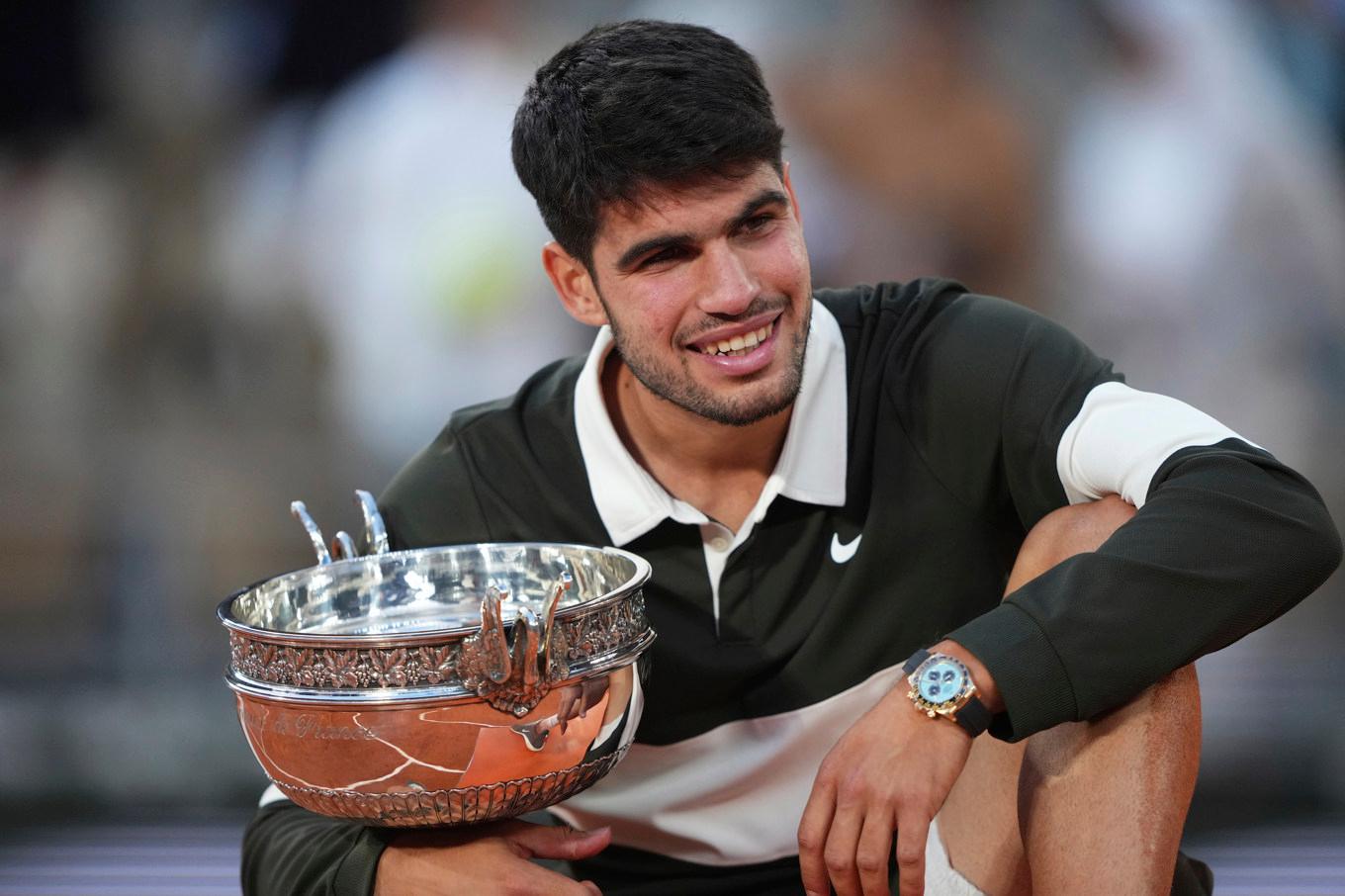 Carlos Alcaraz. Foto: Lindsey Wasson/AP/TT