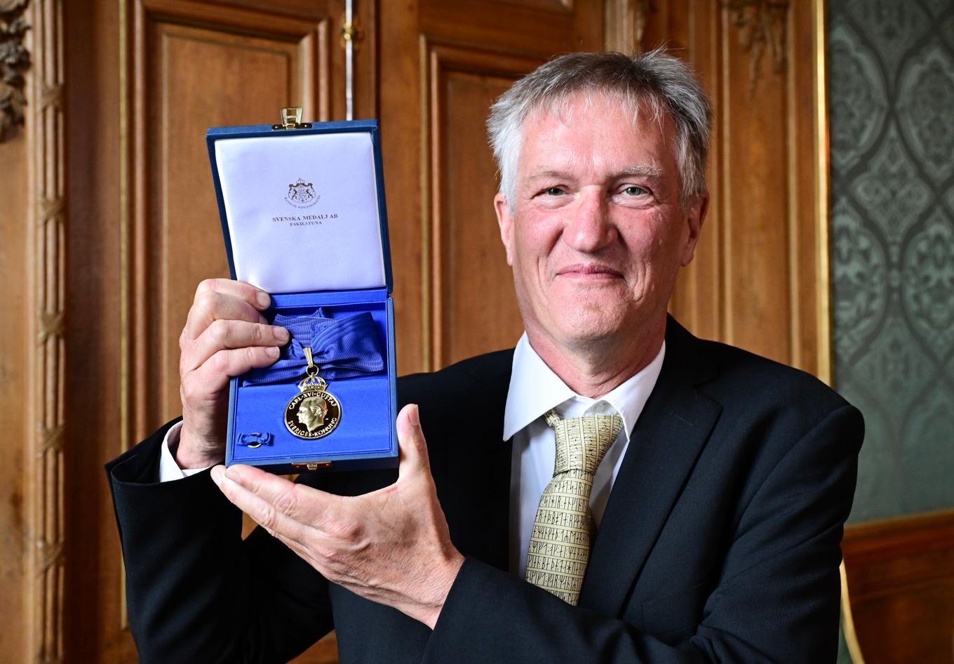 Anders Tegnell, före detta statsepidemiolog, fick en kunglig medalj. Foto: Jonas Ekströmer/TT