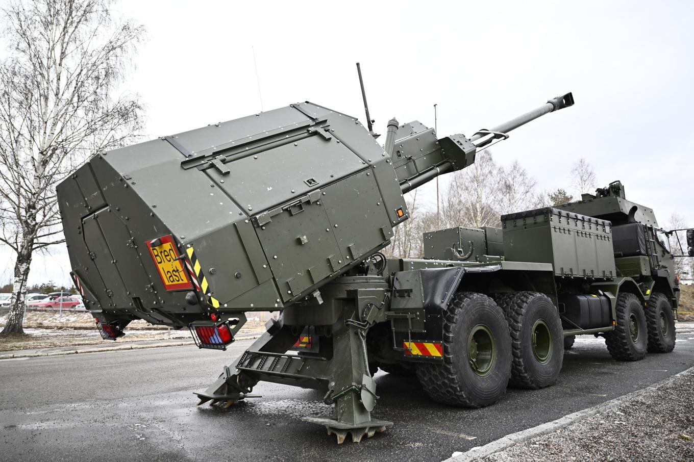 Artilleri-pjäsen Archer tillverkas av BAE Systems Bofors i Karlskoga. Arkivbild. Foto: Christine Olsson/TT